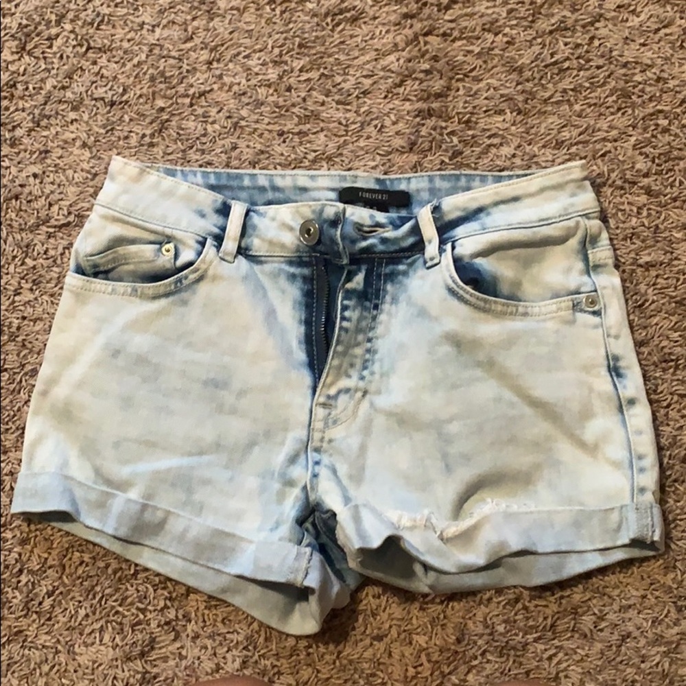 Forever 21 denim shorts